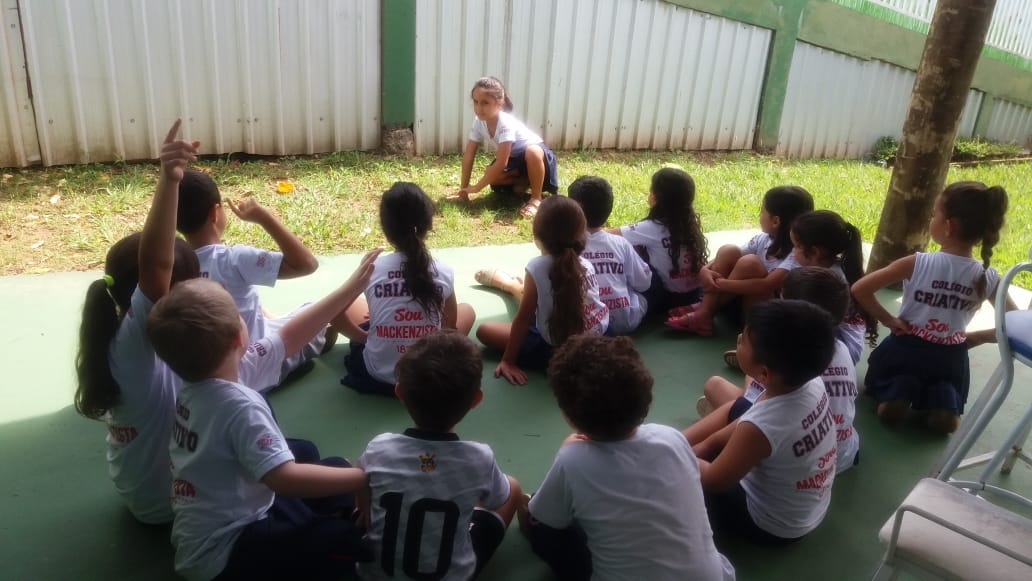 1° ano B. Atividade: Mímica no CEPEC